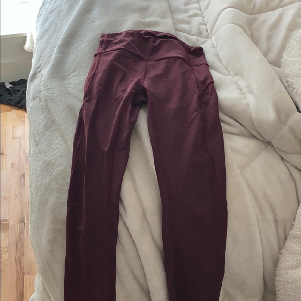 Lulu Lemon In Movement 25 inch leggings